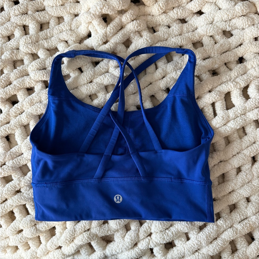 lululemon athletica Vibrant Blue Sports Bra